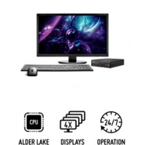 Shuttle Slim PC D6700B - Robust 1.3-litre Slim PC supports Intel “Alder Lake-S” and four UHD displays