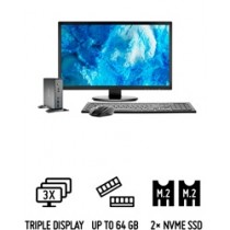 Shuttle XPC nano NC4010B -  Intel Celeron/ i3/ i5/ i7 nombreux ports et des performances élevées dans un format nano