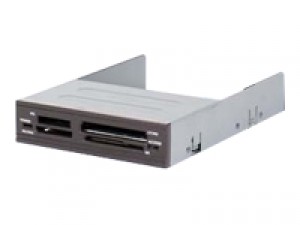 Shuttle PC23 - Lecteur de carte - 3,5 po ( CF I, CF II, Memory Stick, MS PRO, Microdrive, MMC, SD, SM, MMCmobile, MMCplus ) - Hi-Speed USB