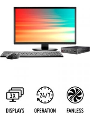DS1000B Series Intel i3/ i5/ i7 PC fanless de seulement 1,3 litre pour processeurs Intel Whiskey Lake