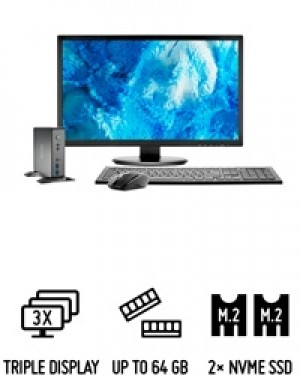 Shuttle XPC nano NC4010B -  Intel Celeron/ i3/ i5/ i7 nombreux ports et des performances élevées dans un format nano